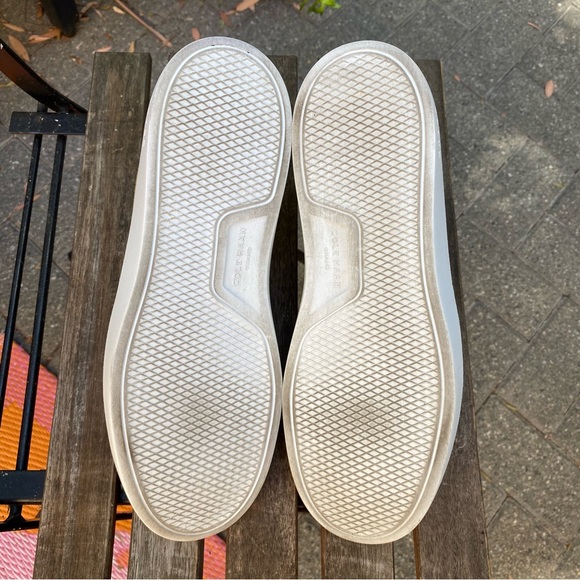 Cole Haan Grand Series Lace Up Sneaker Women's Size 9.5B Yellow Suede Canvas - Picture 9 of 15